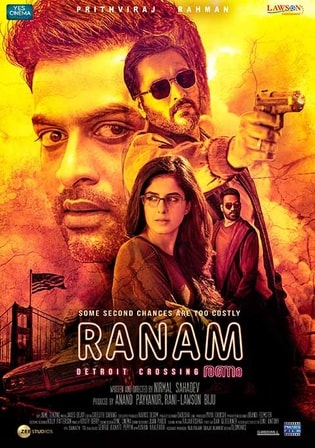 Ranam (2018) UNCUT 720p  480p HDRip Dual Audio [Hindi - Malayalam]