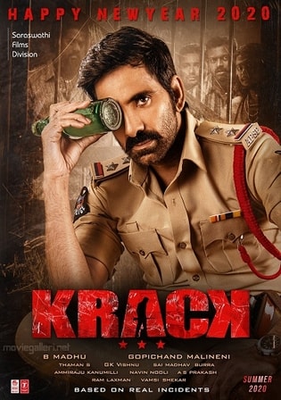 Krack (2021) UNCUT 720p | 480p HDRip Dual Audio [Hindi ORG – Telugu] 1.5GB – 500MB