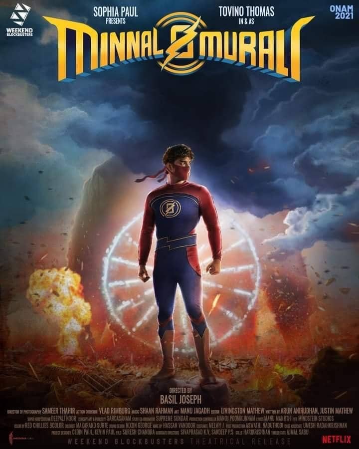 Minnal Murali Full Movie (2021) 720p HEVC Hindi Dubbed WEB-HDRip 800MB