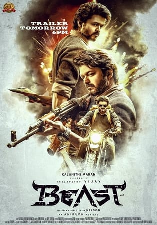 Beast (2022) 720p HEVC Hindi ORG Dubbed WEB-HDRip 750MB Download